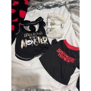 Juicy couture XS terry velour bling  dog/cat pet clothes hoodie nwt crown sequin